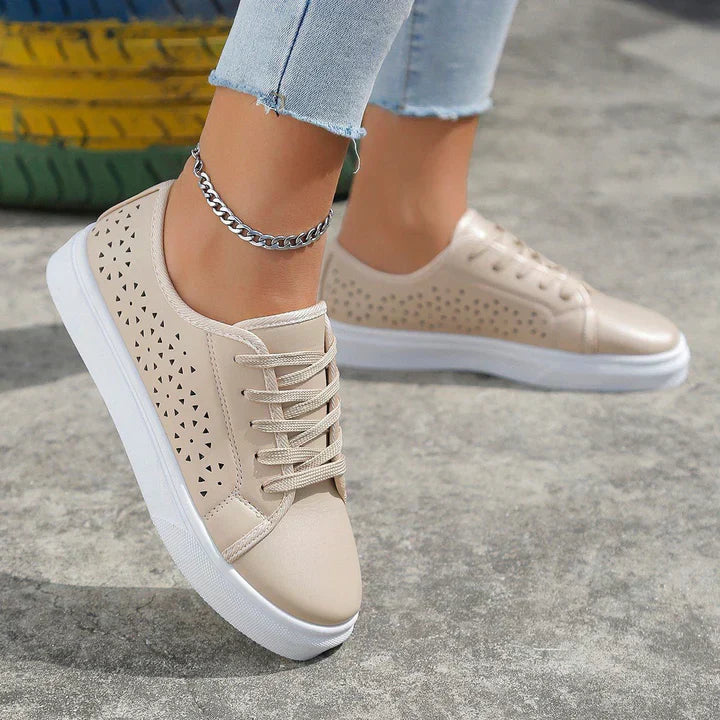 Neutral Low Top Lace Sneaker