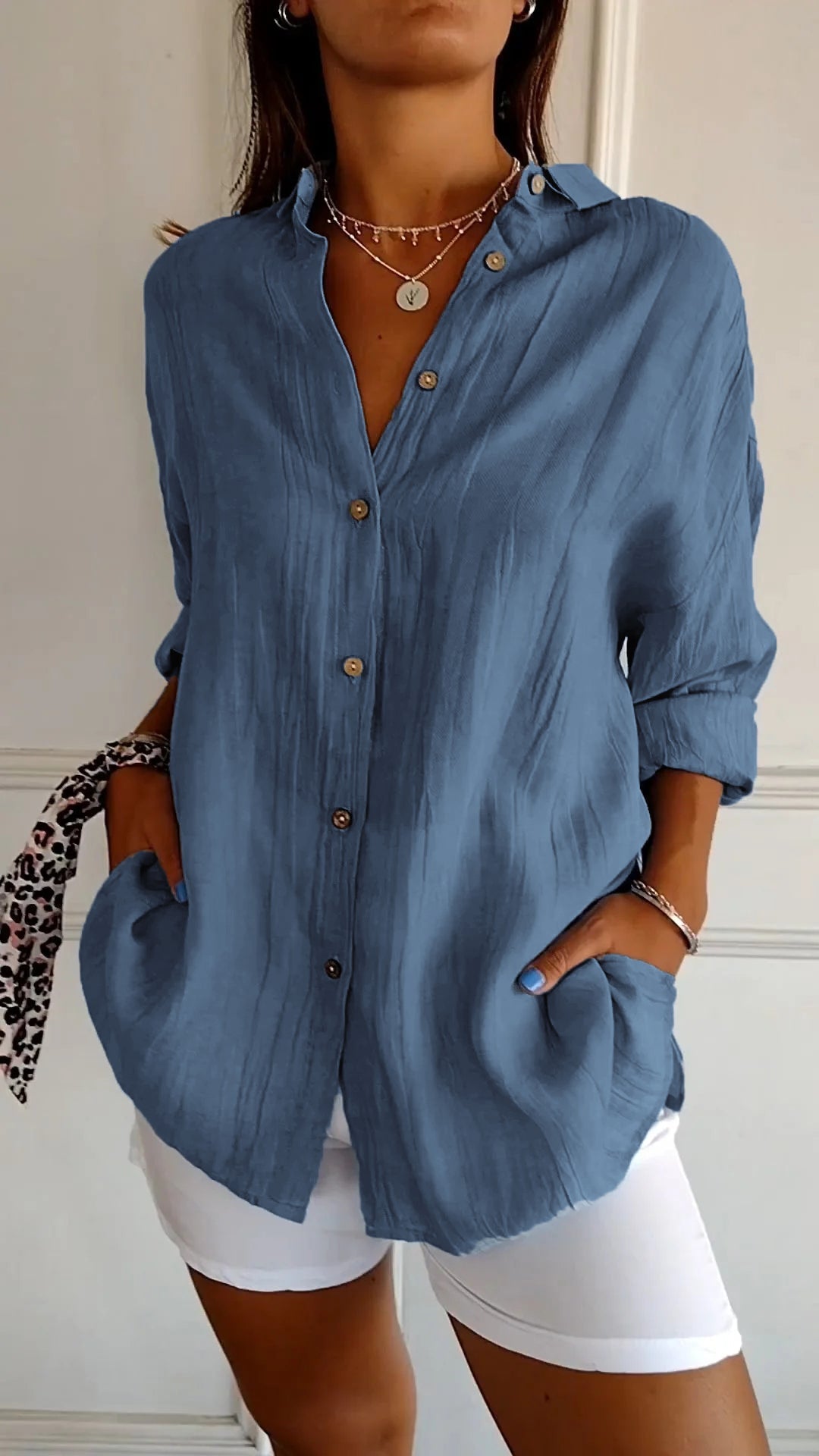 Classic Ladies Long Sleeve Shirt