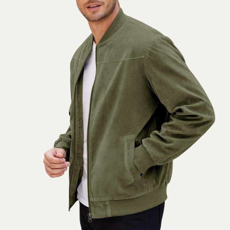 Casual Mens Bomber Jacket Regular Fit