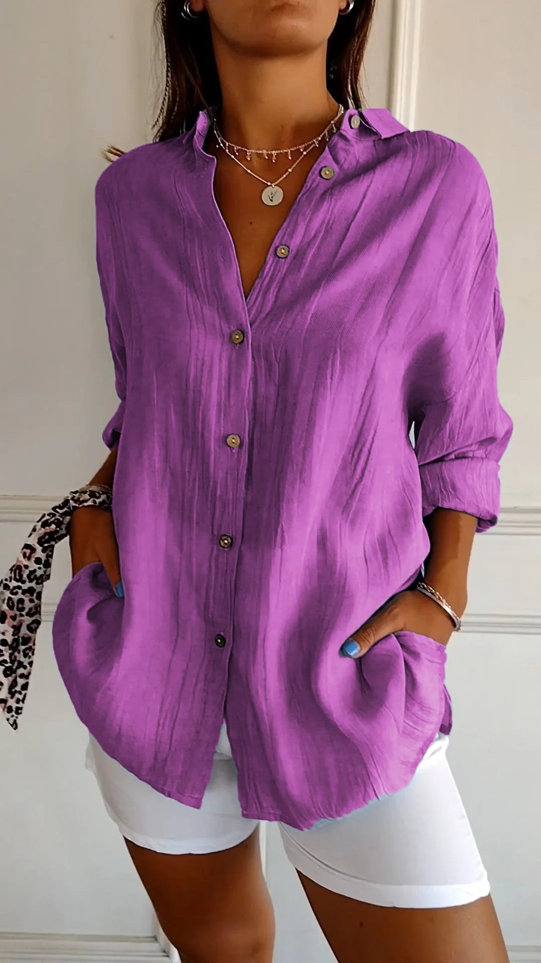 Classic Ladies Long Sleeve Shirt