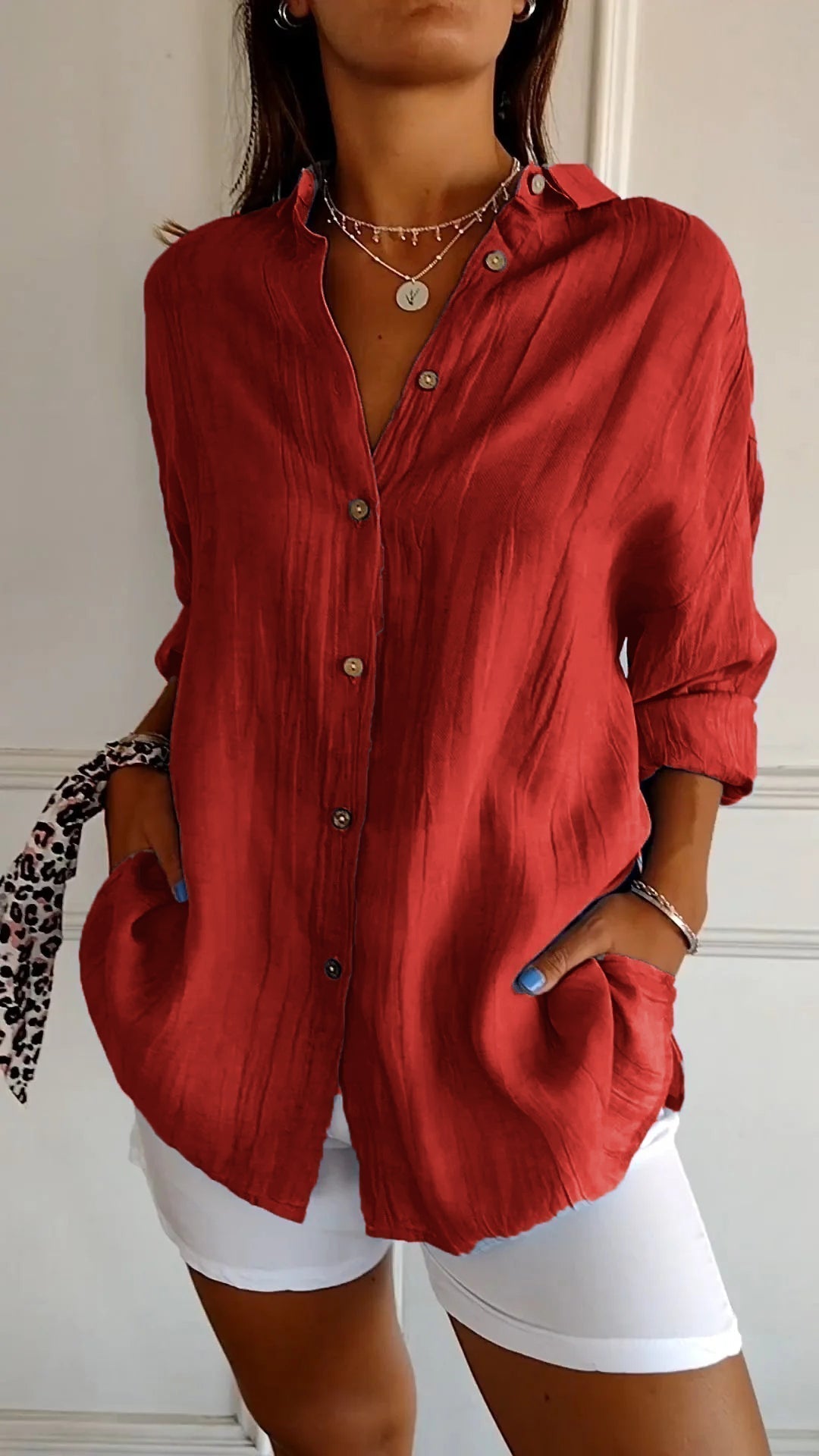Classic Ladies Long Sleeve Shirt
