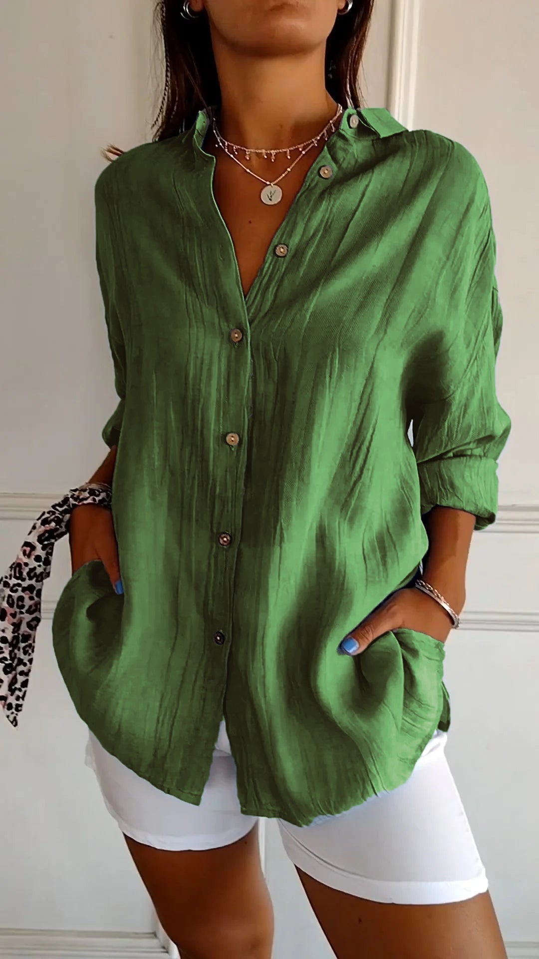 Classic Ladies Long Sleeve Shirt