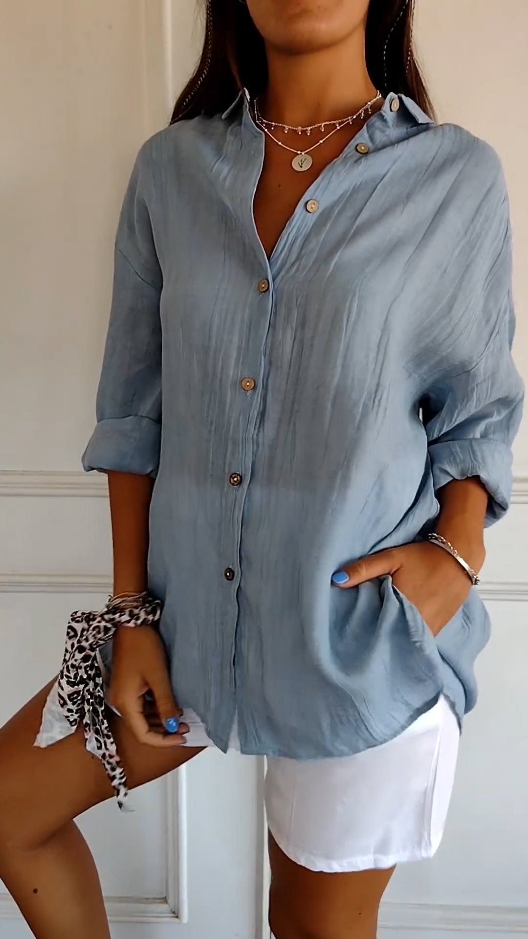 Classic Ladies Long Sleeve Shirt