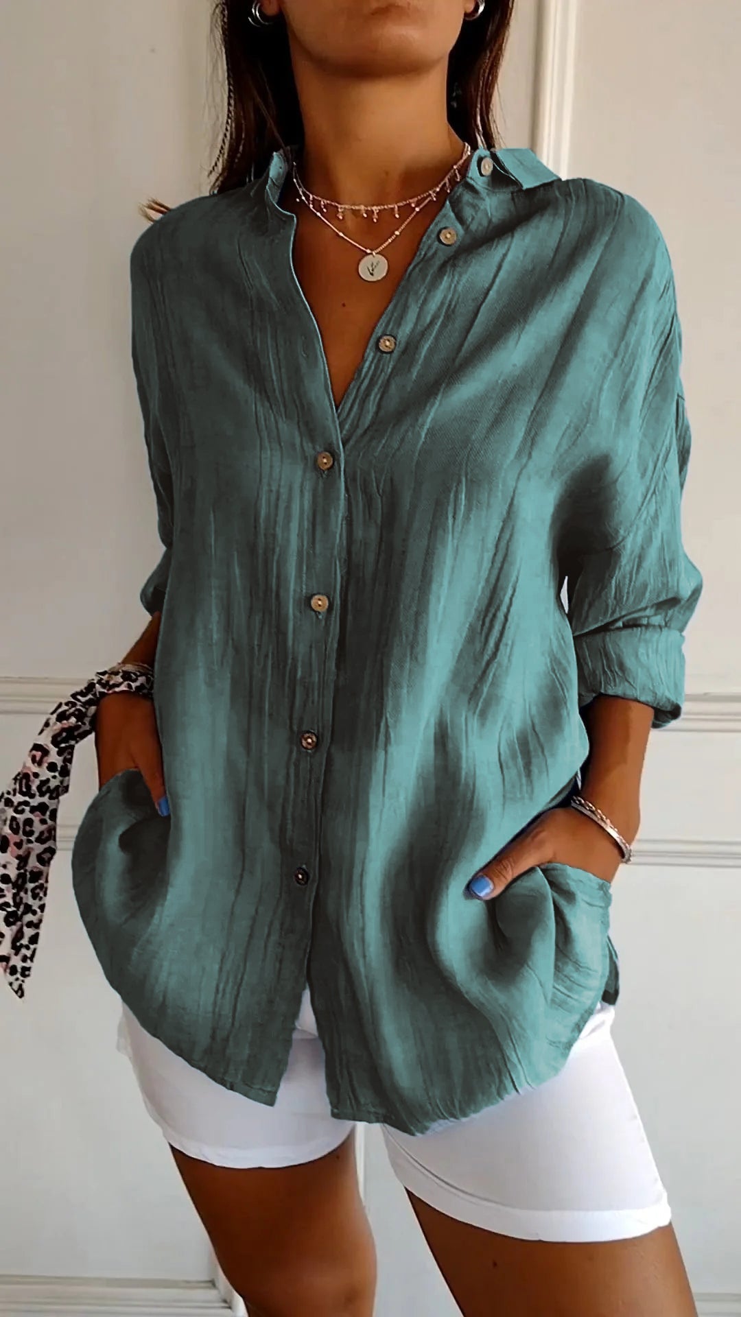 Classic Ladies Long Sleeve Shirt