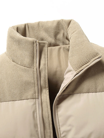 Warm Mens Puffer Coat Oversized