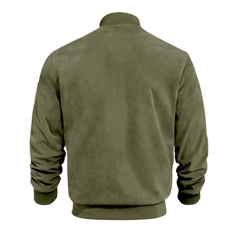 Fashionable Zip Up Jacket with Side Pockets