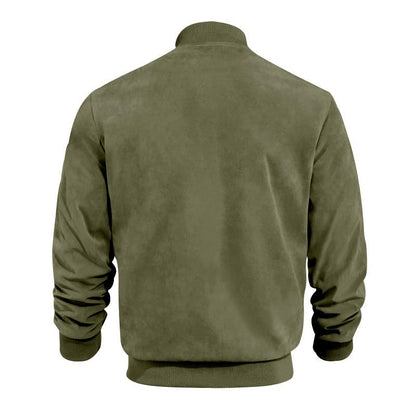 Fashionable Zip Up Jacket with Side Pockets