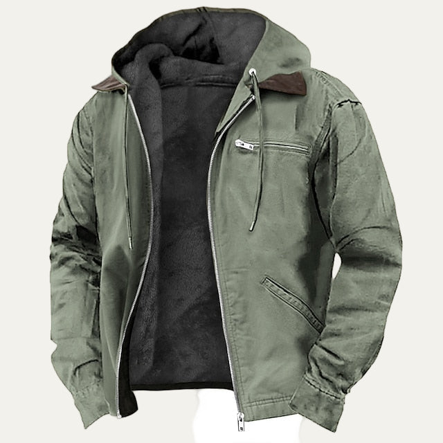 Men's Durable Work Hoodie Jacket