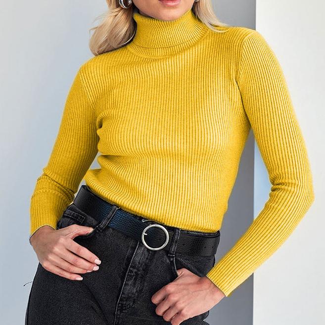 Classic Fit Textured Crew Neck Sweater