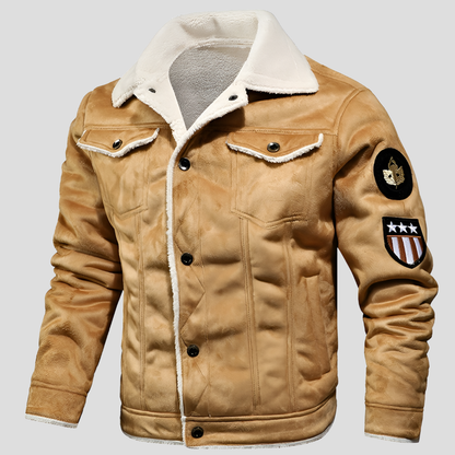 Warm Classic Aviator Bomber Jacket