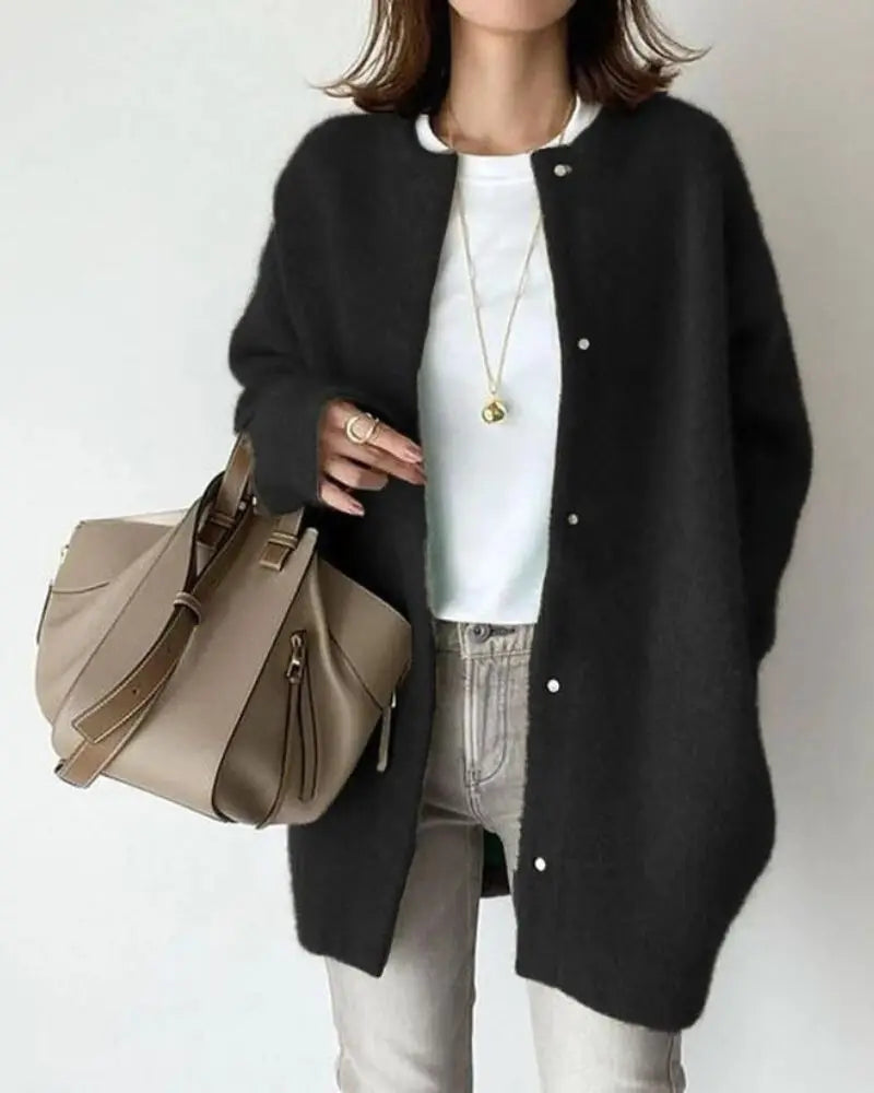 Warm Winter Wool Cardigan for Women