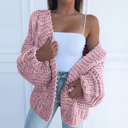 Soft Women's Cable Knit Winter Sweater