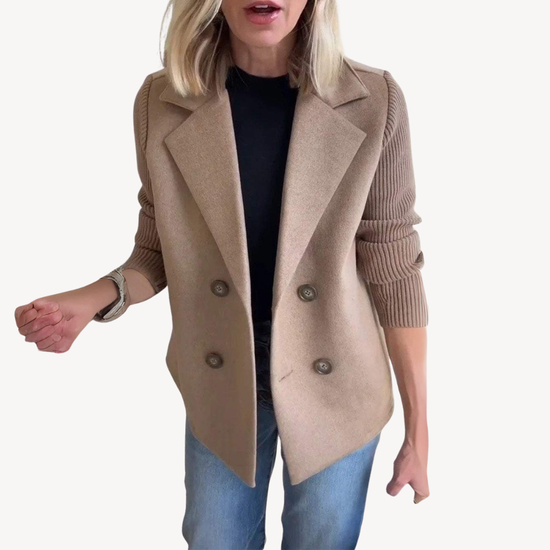 Classic Fit Wool Blazer for Women