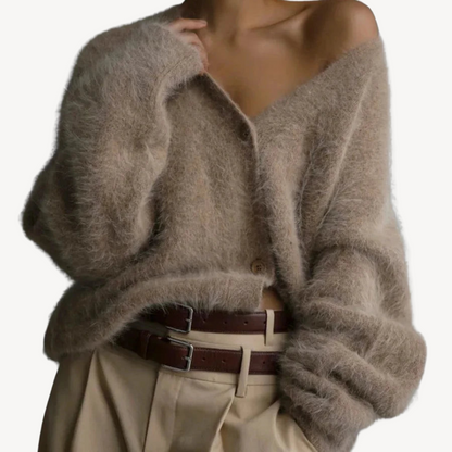 Soft Ladies Open Front Cardigan Sweater