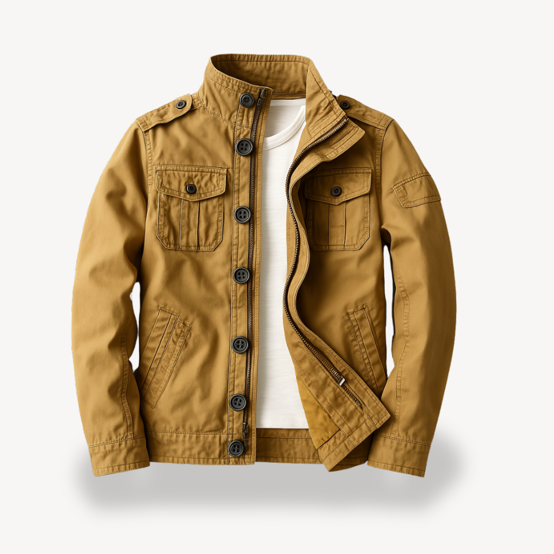 Relaxed Fit Army Style Jacket