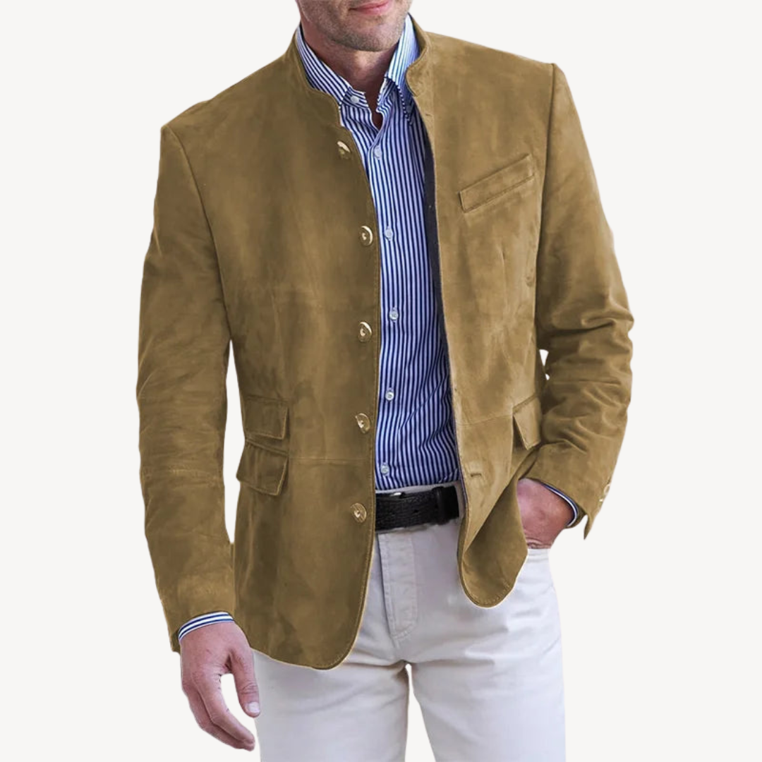 Relaxed Fit Men's Smart Blazer Jacket - OutfitLondon