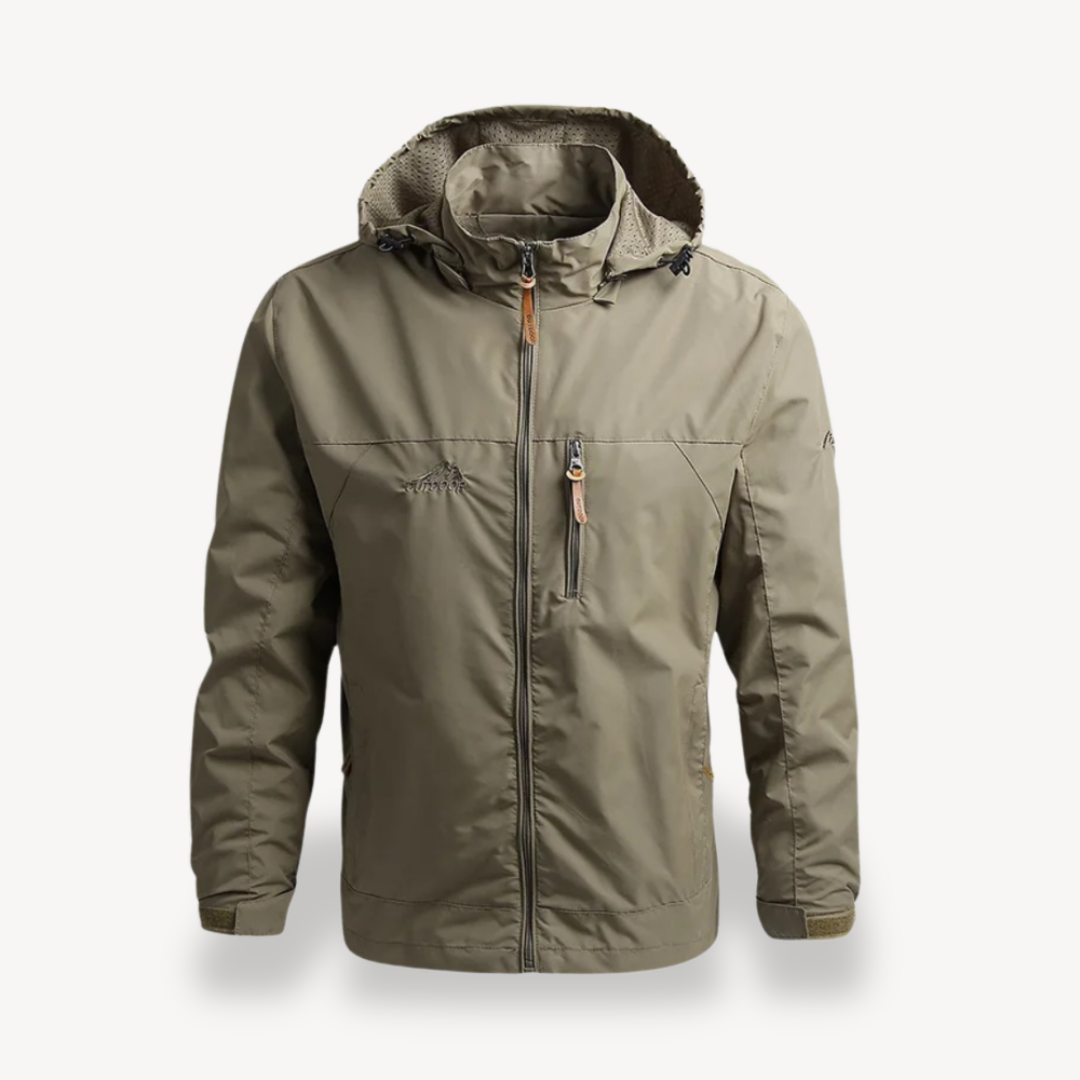 Waterproof Mens Hooded Rain Jacket Coat
