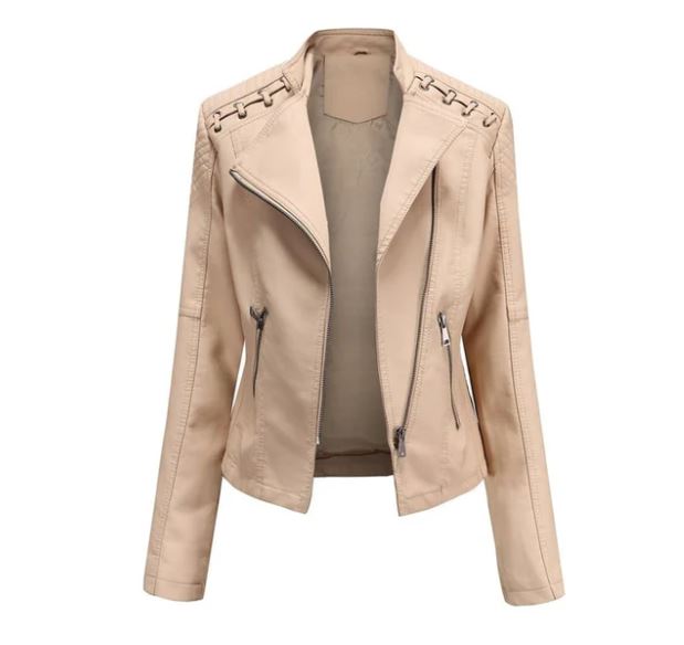 Soft Sheepskin Biker Jacket