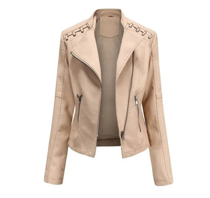 Soft Sheepskin Biker Jacket