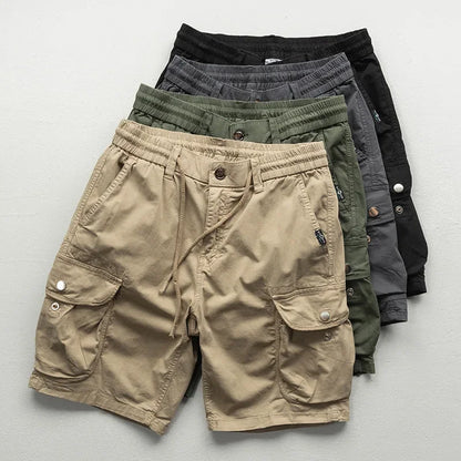 Comfortable Cotton Casual Shorts - OutfitLondon