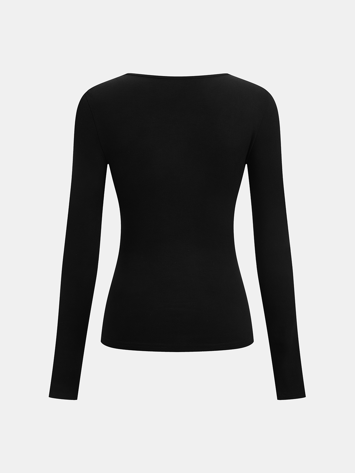 Kit | Ribbed Knit Asymmetric Holiday Clothes T-Shirt