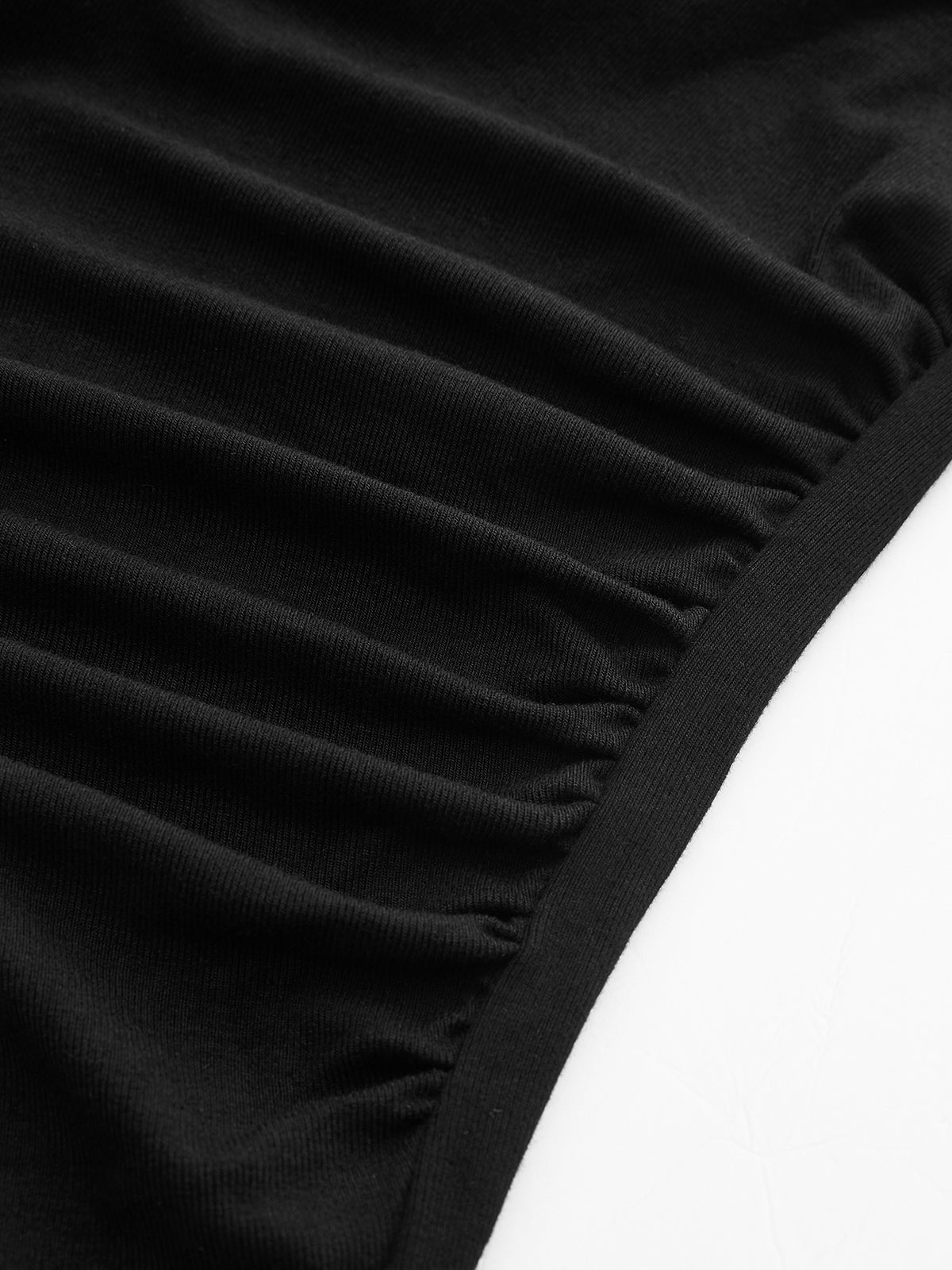 Kit | Ribbed Knit Asymmetric Holiday Clothes T-Shirt