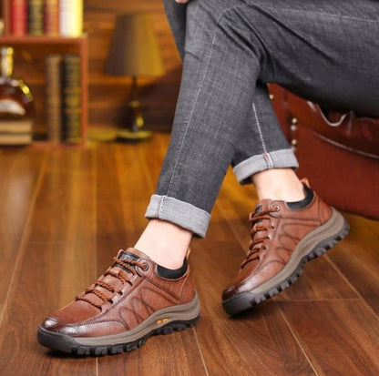 Comfortable Mens Orthopedic Leather Shoes