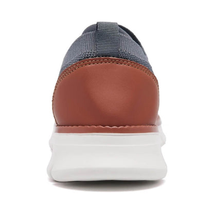 Soft Gray Slip-on Knit Sneakers for Men