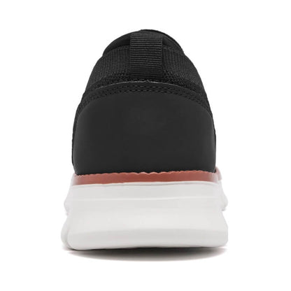 Soft Slip-on - Elastic Knit Casual Black Shoes