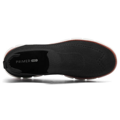 Soft Knit Slip On Comfortable Walking Shoes White
