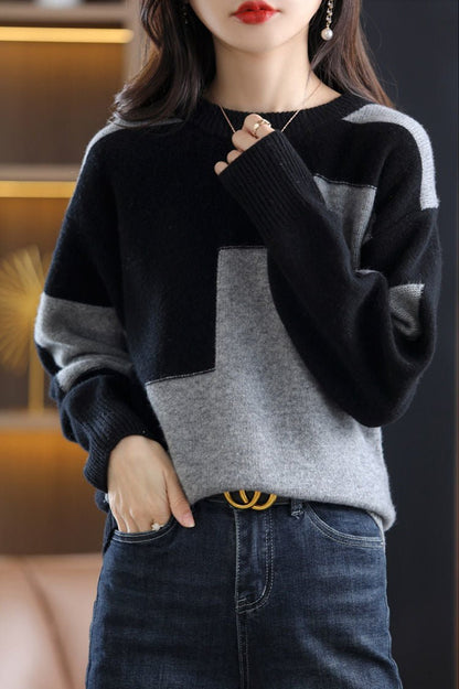 Cozy Relaxed Fit Crew Sweater
