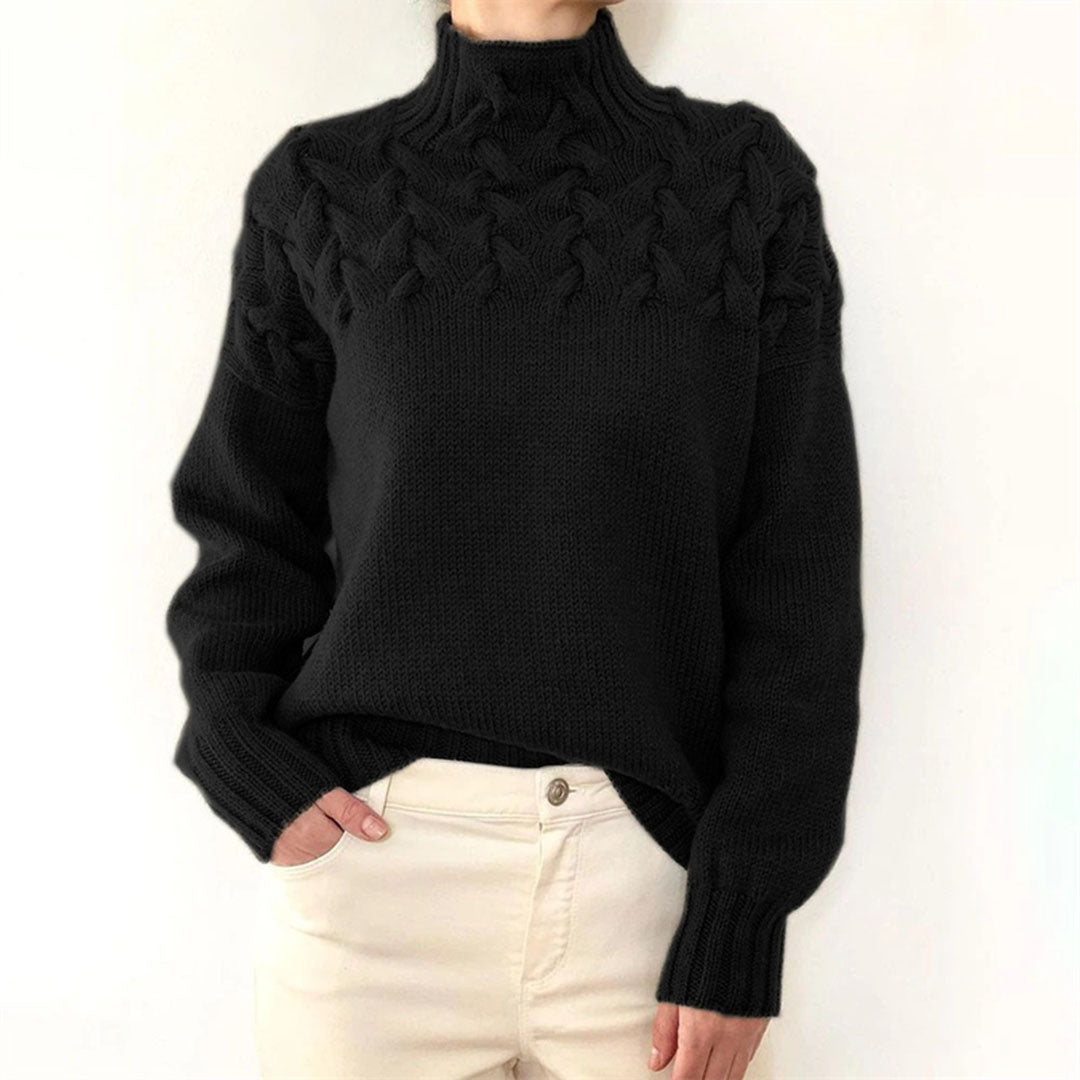 Soft Crew Neck Winter Sweater for Women
