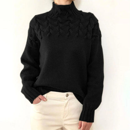 Soft Crew Neck Winter Sweater for Women