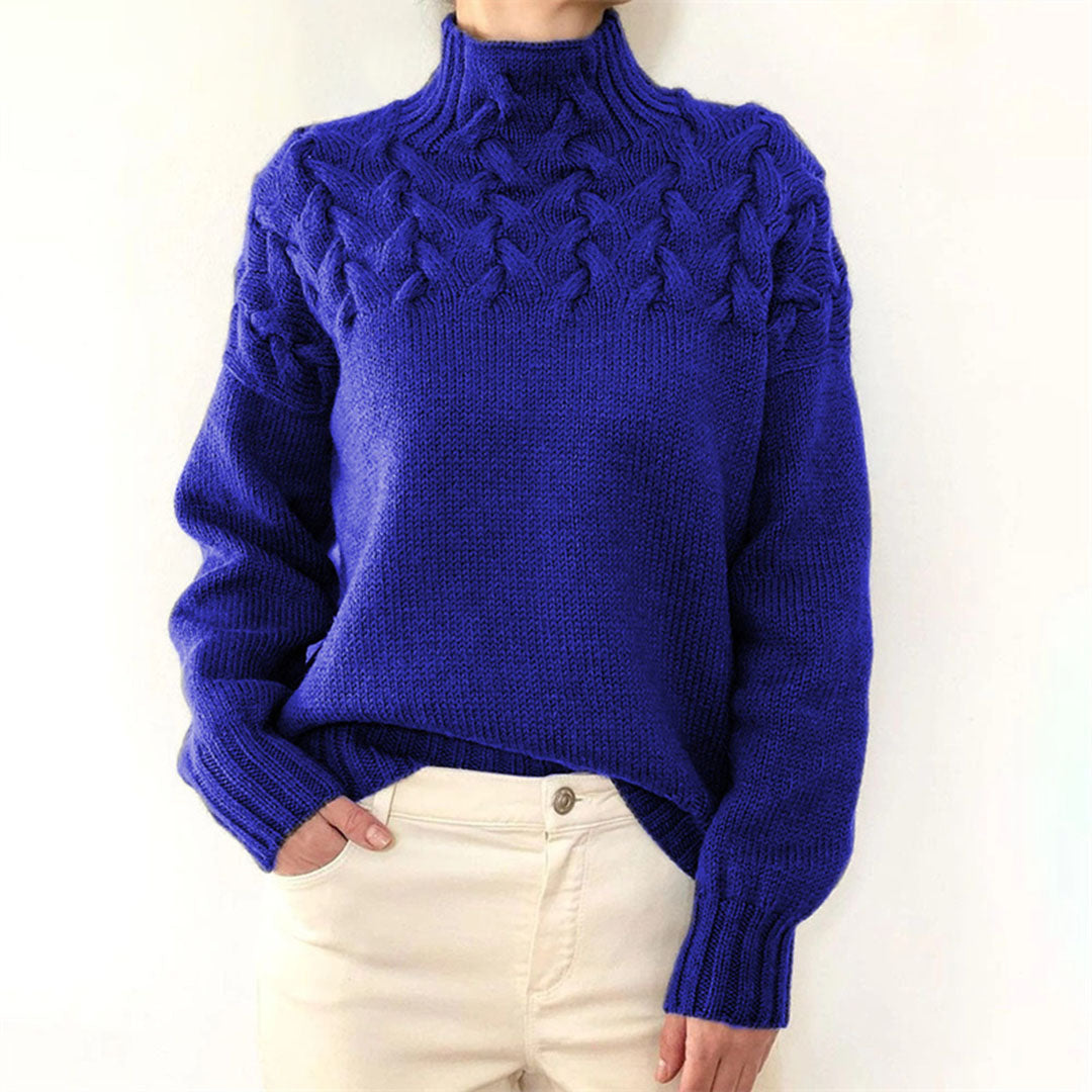 Soft Crew Neck Winter Sweater for Women