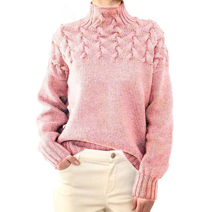 Soft Crew Neck Winter Sweater for Women