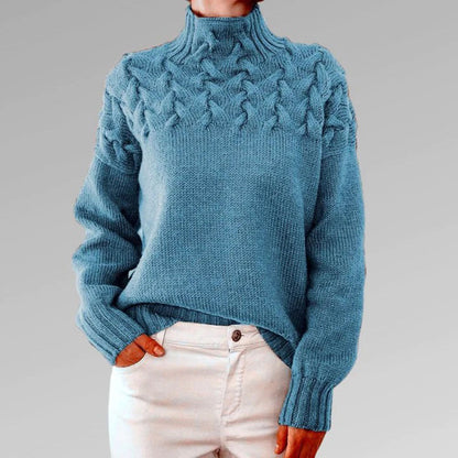 Soft Crew Neck Winter Sweater for Women