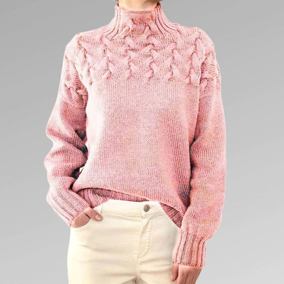 Soft Crew Neck Winter Sweater for Women