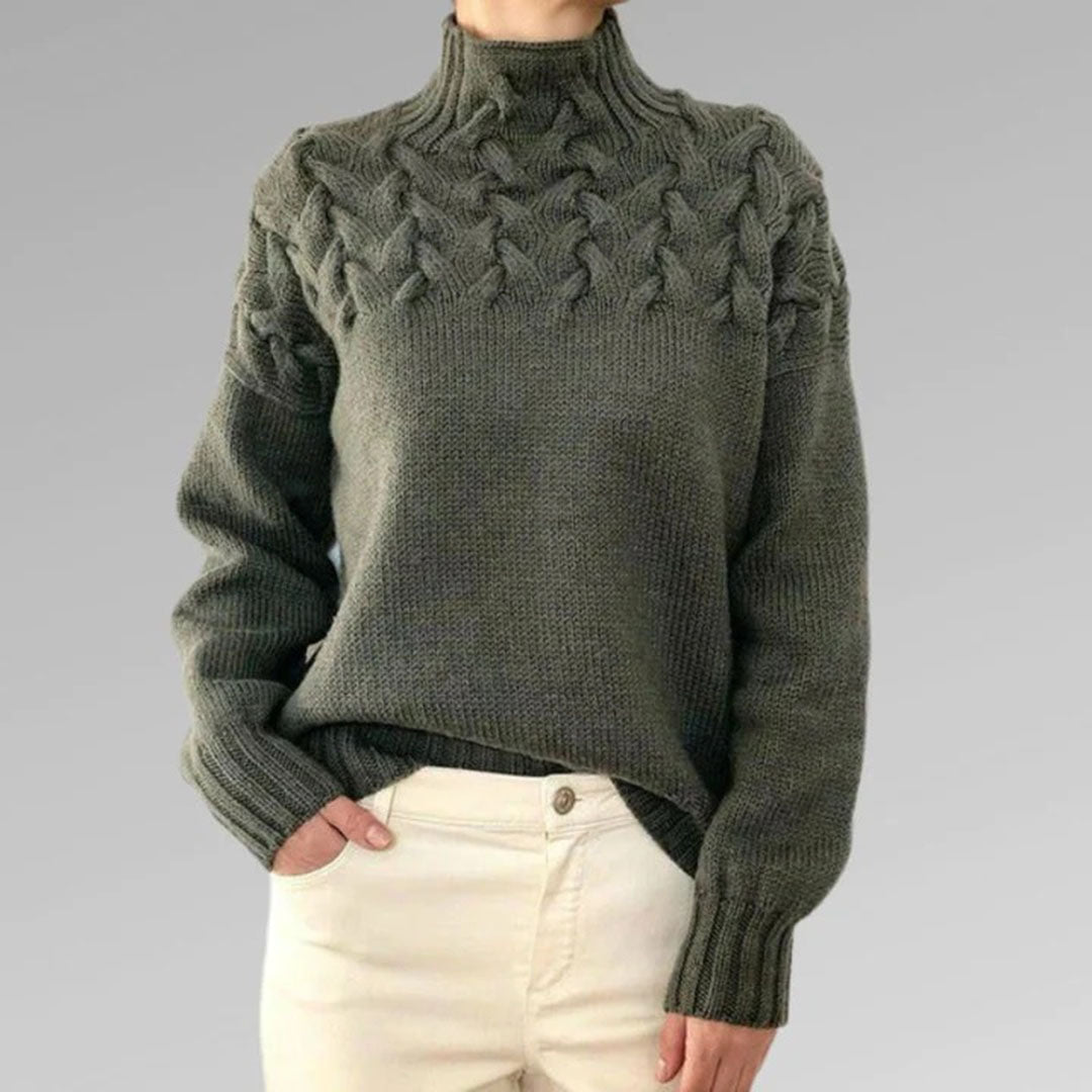 Soft Crew Neck Winter Sweater for Women