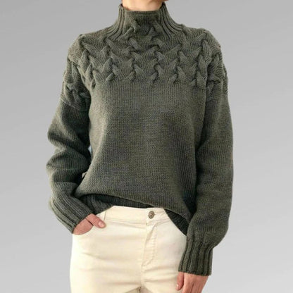 Soft Crew Neck Winter Sweater for Women