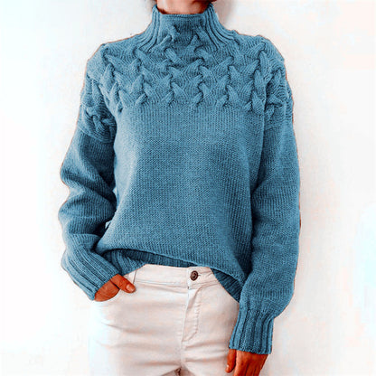 Soft Crew Neck Winter Sweater for Women - OutfitLondon