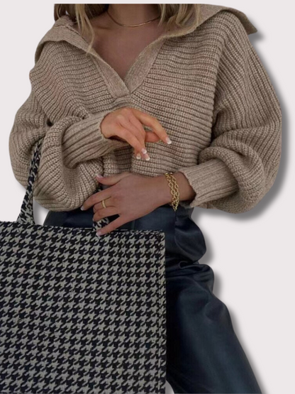 Cozy Crew Neck Sweater - Isolde
