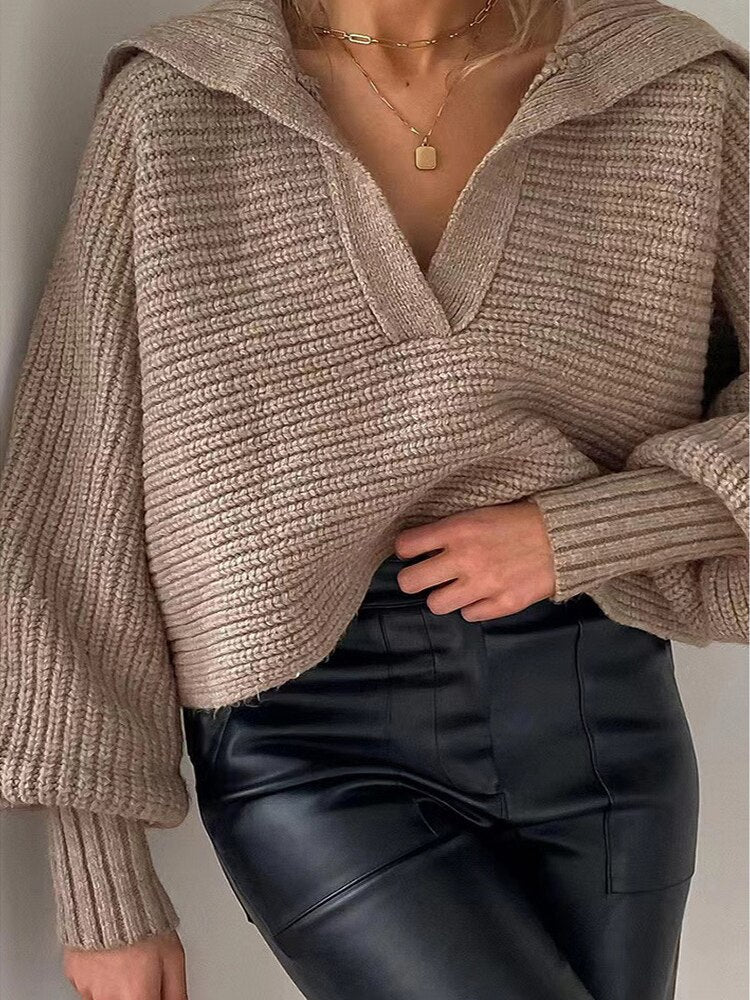 Cozy Crew Neck Sweater - Isolde