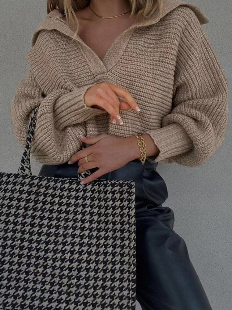 Cozy Crew Neck Sweater - Isolde