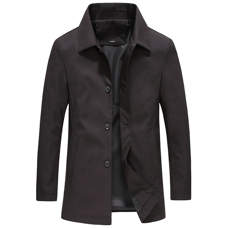 Timeless Mens Casual Button Jacket - OutfitLondon