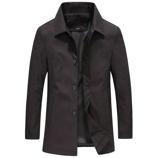 Timeless Mens Casual Button Jacket - OutfitLondon