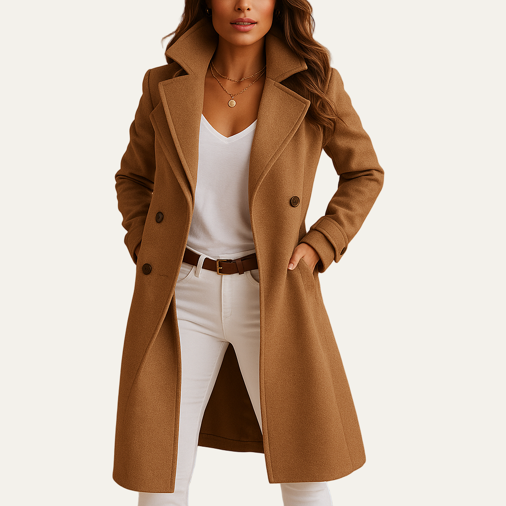Classic Fit Ladies Wool Trench Coat