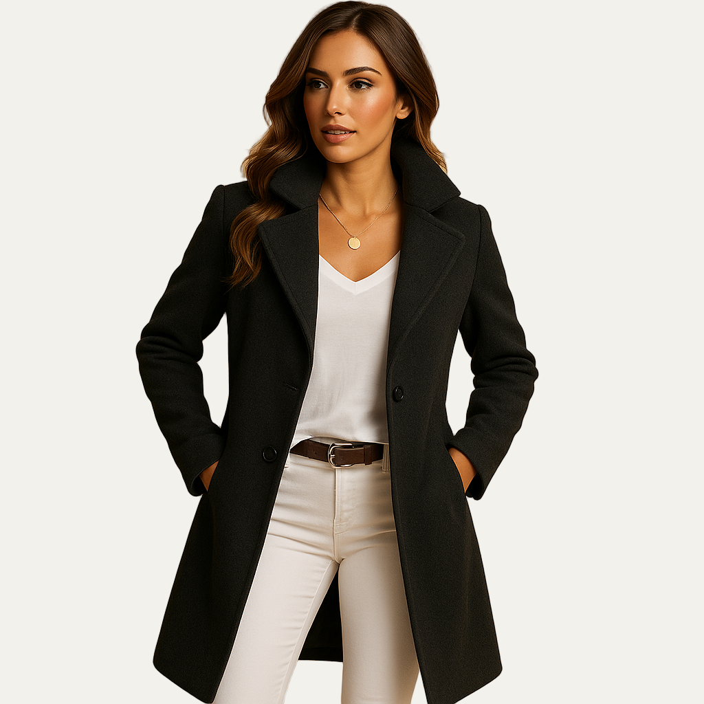 Classic Fit Ladies Wool Trench Coat
