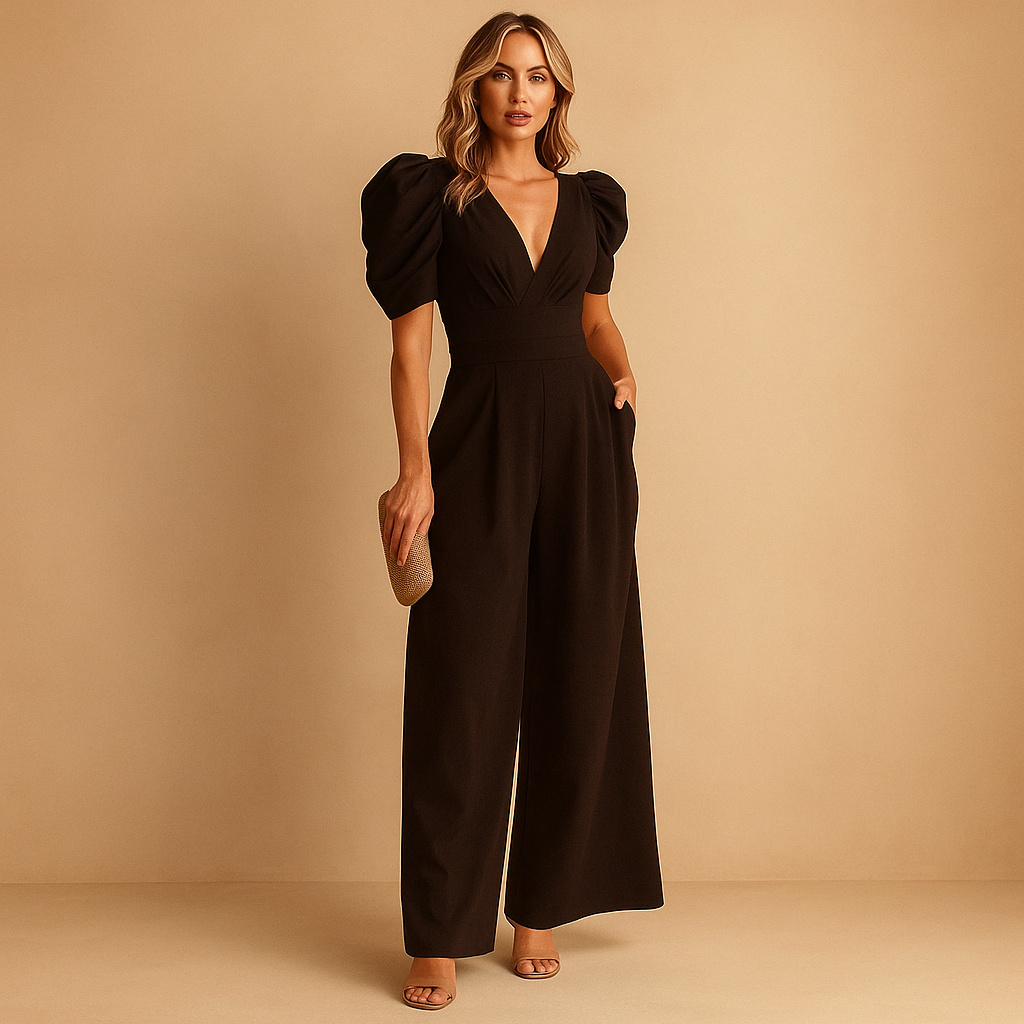 Elegant Fitted Ladies Evening Jumpsuit