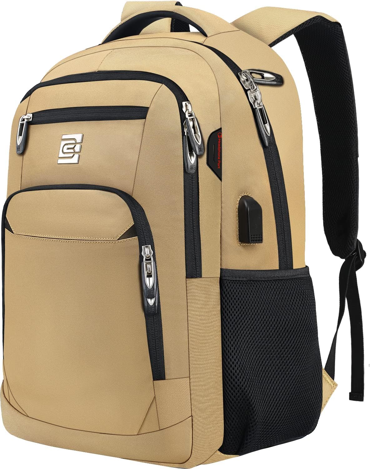 Secure Laptop Backpack with USB Charging and Pockets - OutfitLondon