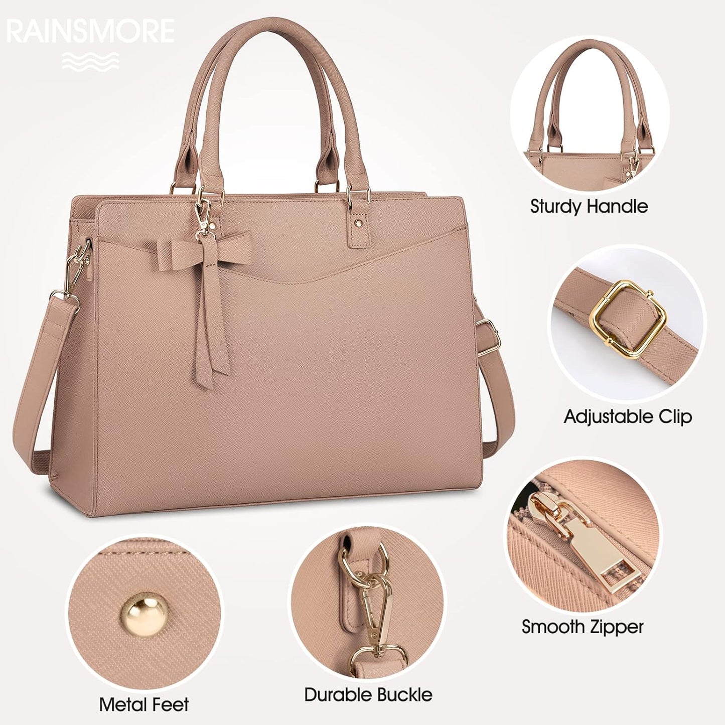 Professional Ladies Laptop Handbag with Multiple Pockets